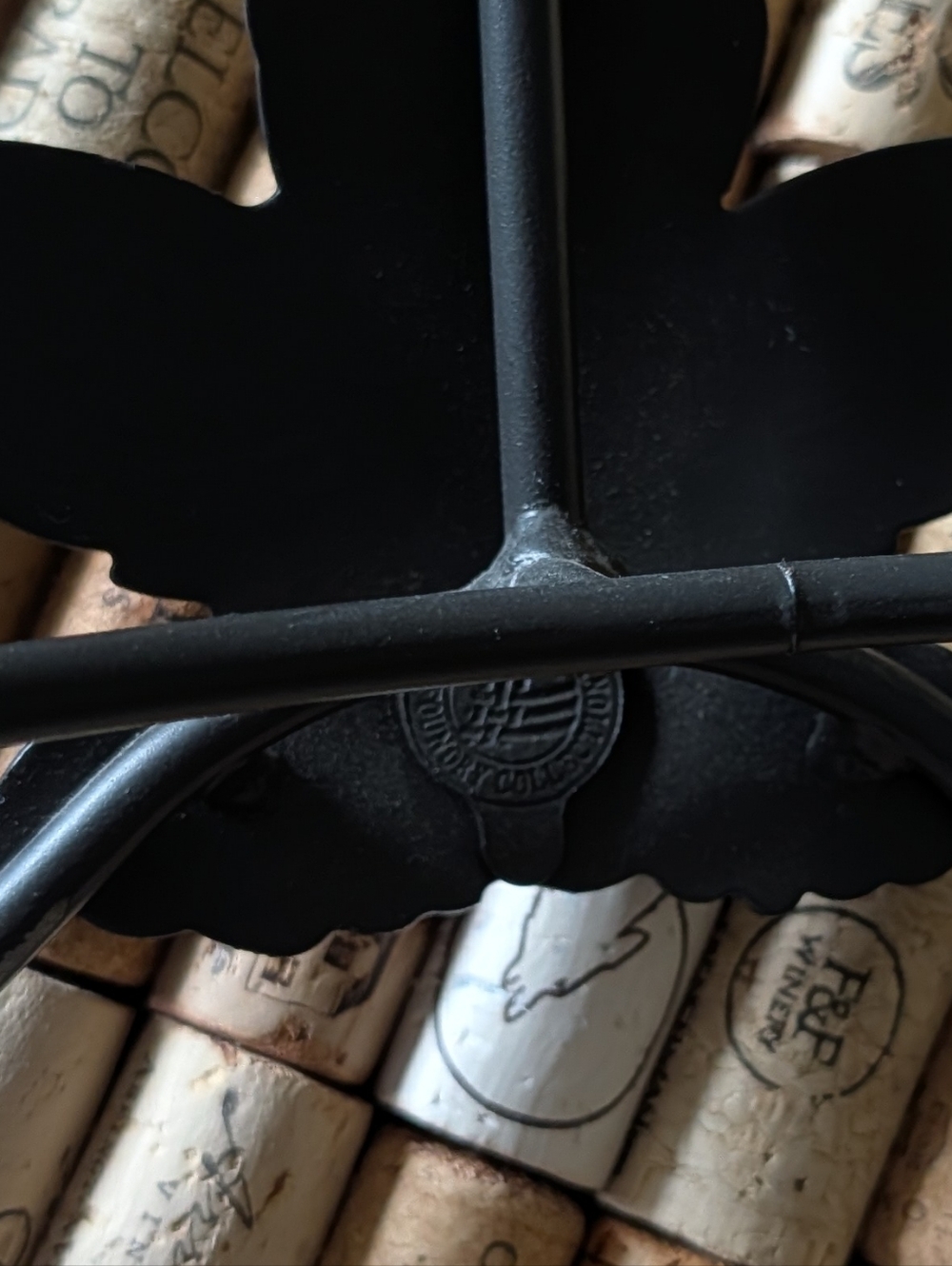 Longaberger Foundry Wrought Iron Two Tier Pie Server Stand - Picture 5 of 8